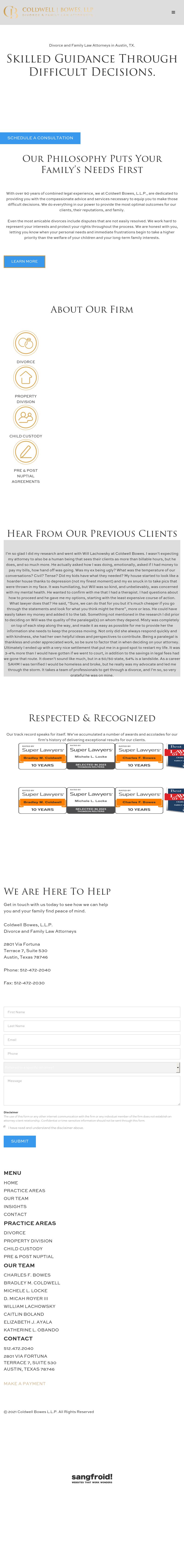Coldwell | Bowes, L.L.P. - Austin TX Lawyers